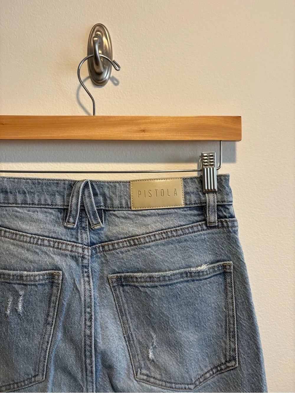 Pistola || Ally High Rise Vintage Ankle Boot Jeans in Wayfarer Vintage Blue 24
